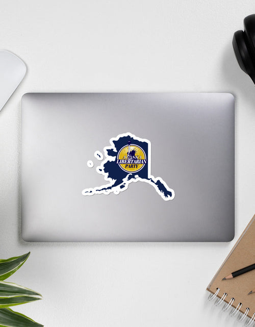 Load image into Gallery viewer, Alaska Libertarian Party Bubble-free stickers by Proud Libertarian
