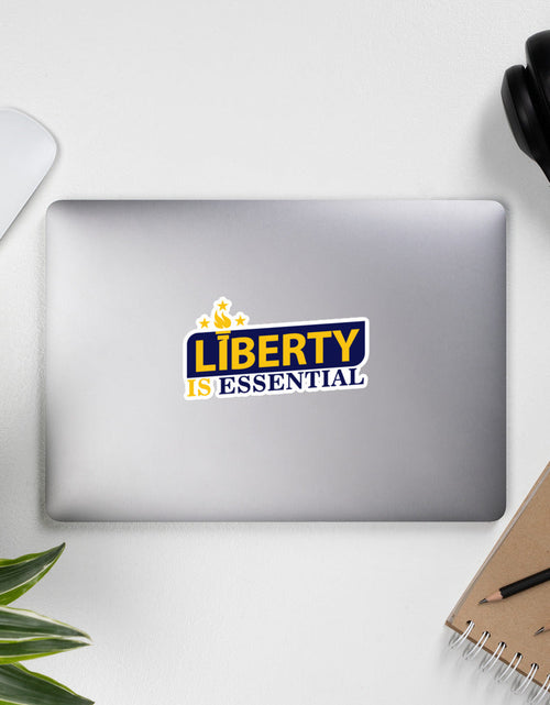 Load image into Gallery viewer, Liberty is Essential Bubble-free stickers by Proud Libertarian
