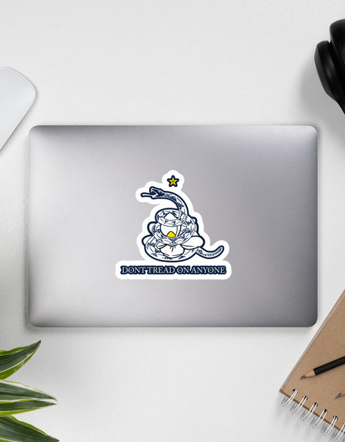 Load image into Gallery viewer, Don't Tread on Anyone - Mississippi Liberty Flag Bubble-free stickers by Proud Libertarian
