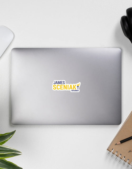 Load image into Gallery viewer, Sceniak for Senate Bubble-free stickers by Proud Libertarian
