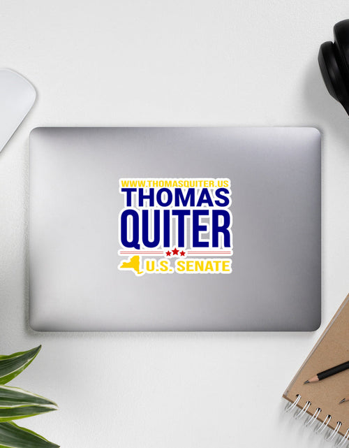 Load image into Gallery viewer, Quiter for US Senate Bubble-free stickers by Proud Libertarian
