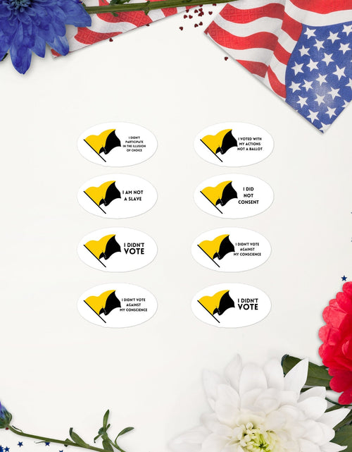 Load image into Gallery viewer, AnarchoCapitalist Did not vote Sticker Pack by Proud Libertarian
