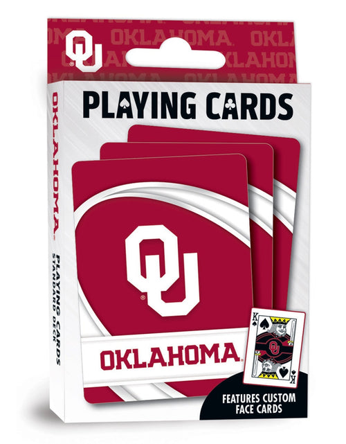 Load image into Gallery viewer, Oklahoma Sooners Playing Cards - 54 Card Deck by MasterPieces Puzzle Company INC
