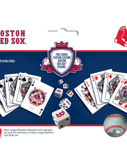 Load image into Gallery viewer, Boston Red Sox - 2-Pack Playing Cards &amp; Dice Set by MasterPieces Puzzle Company INC
