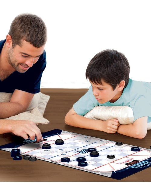 Load image into Gallery viewer, Seattle Kraken Checkers Board Game by MasterPieces Puzzle Company INC
