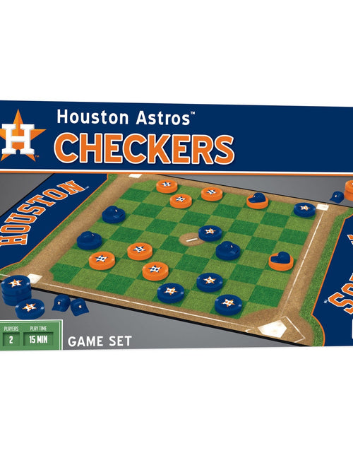 Load image into Gallery viewer, Houston Astros Checkers Board Game by MasterPieces Puzzle Company INC

