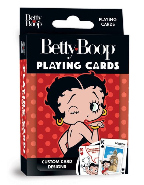 Load image into Gallery viewer, Betty Boop Playing Cards - 54 Card Deck by MasterPieces Puzzle Company INC
