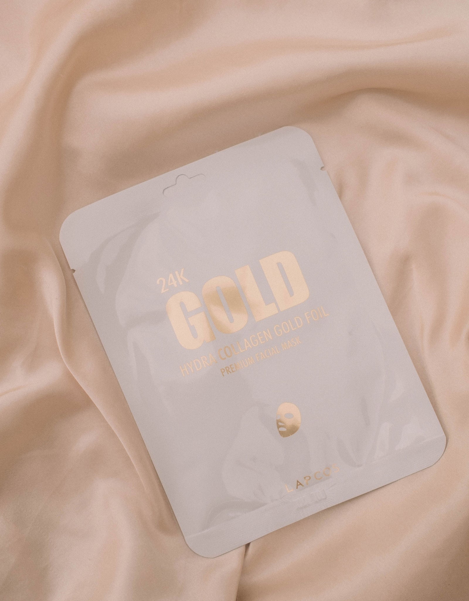 24K Gold Foil Premium Face Mask by LAPCOS
