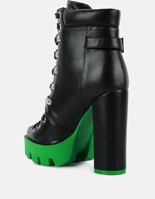 Load image into Gallery viewer, larch cushion collared biker boots by London Rag

