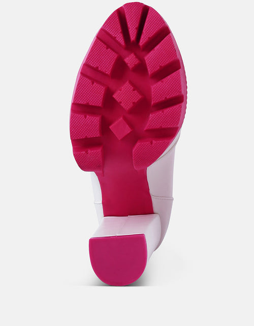 Load image into Gallery viewer, larch cushion collared biker boots by London Rag
