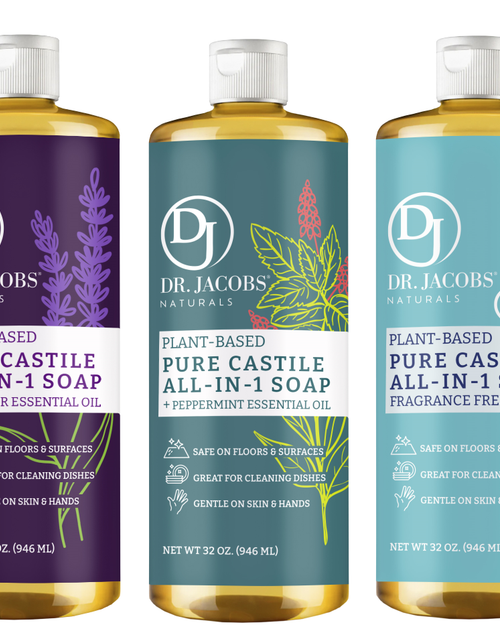 Load image into Gallery viewer, Start Your Laundry with Pure Castile Soap by Dr. Jacobs Naturals
