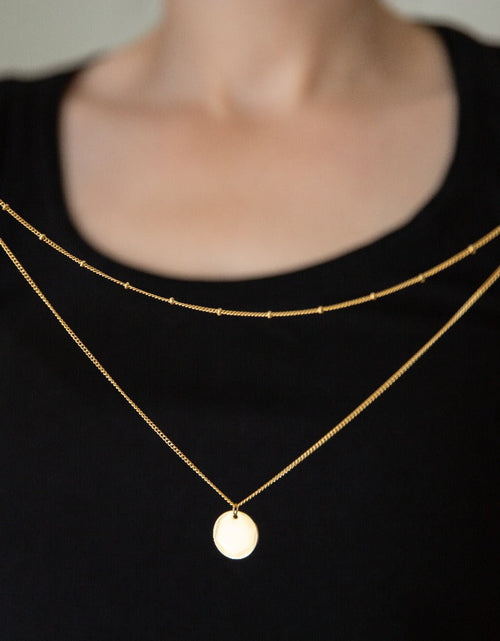 Load image into Gallery viewer, Arvo Layered Disc Necklace - Gold by Arvo
