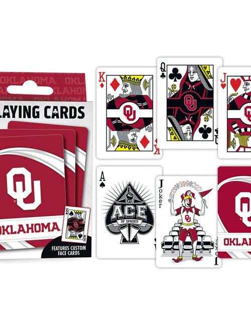 Load image into Gallery viewer, Oklahoma Sooners Playing Cards - 54 Card Deck by MasterPieces Puzzle Company INC
