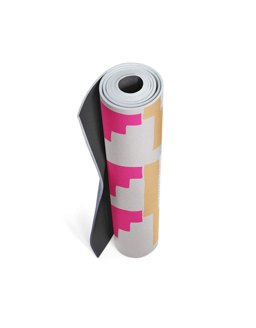 Load image into Gallery viewer, Leah Geo Trekk Travel Yoga Mat by Yune Yoga
