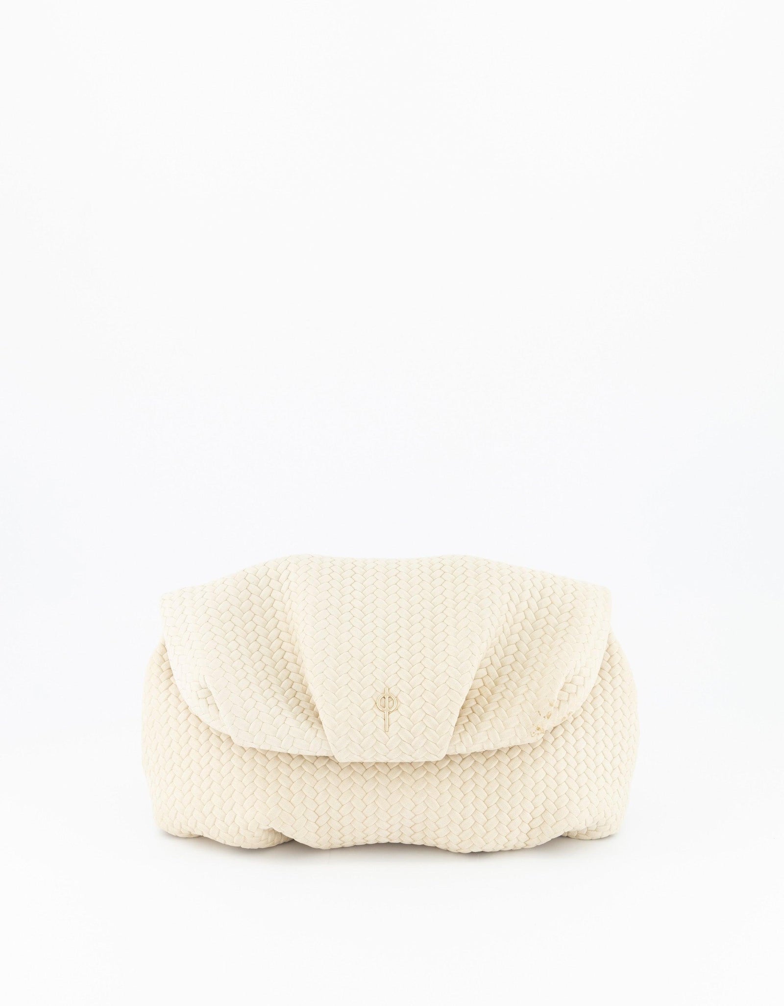 Leda Braid Handbag Beige by Ladiesse