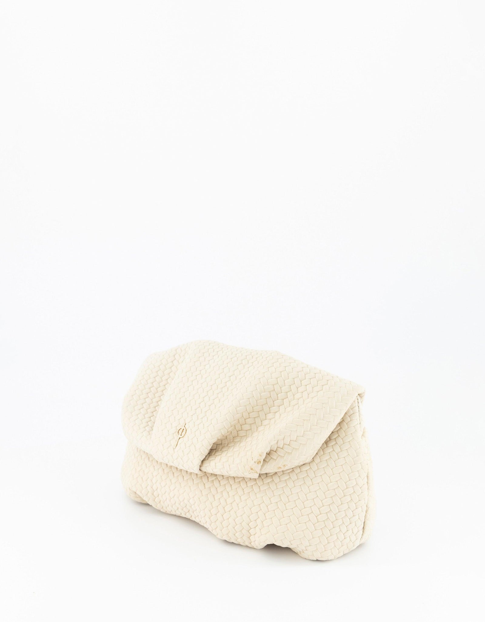 Leda Braid Handbag Beige by Ladiesse