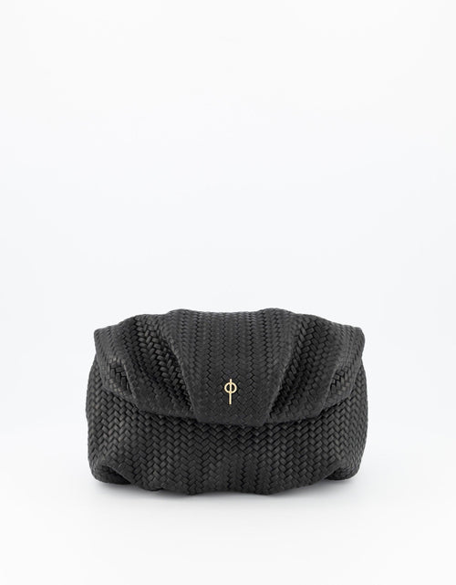 Load image into Gallery viewer, Leda Braid Handbag Black by Ladiesse
