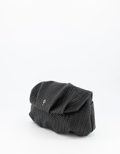 Load image into Gallery viewer, Leda Braid Handbag Black by Ladiesse
