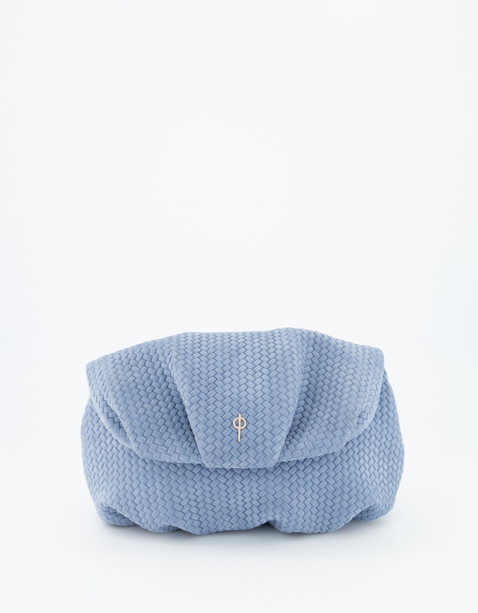 Leda Braid Handbag Blue by Ladiesse