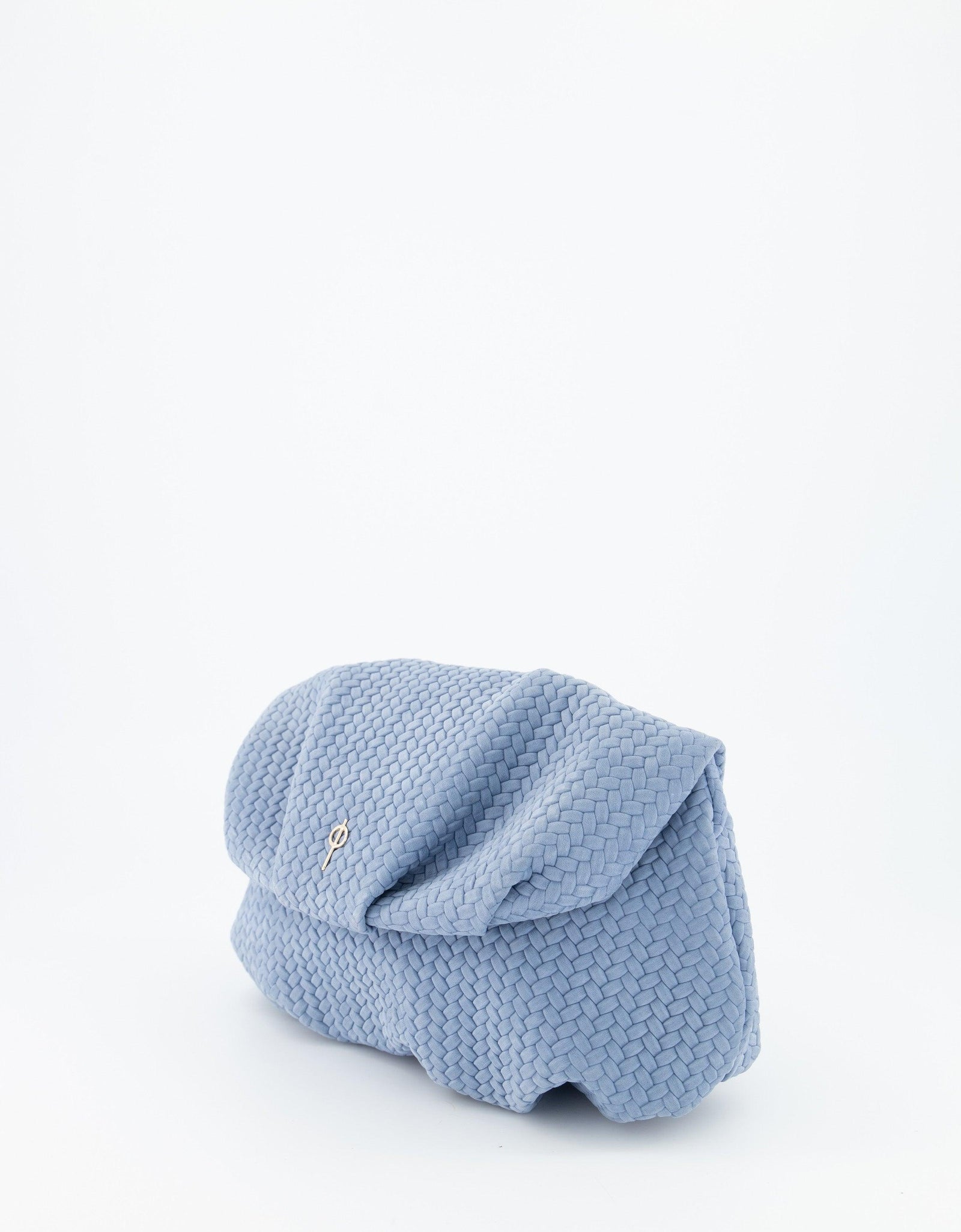Leda Braid Handbag Blue by Ladiesse
