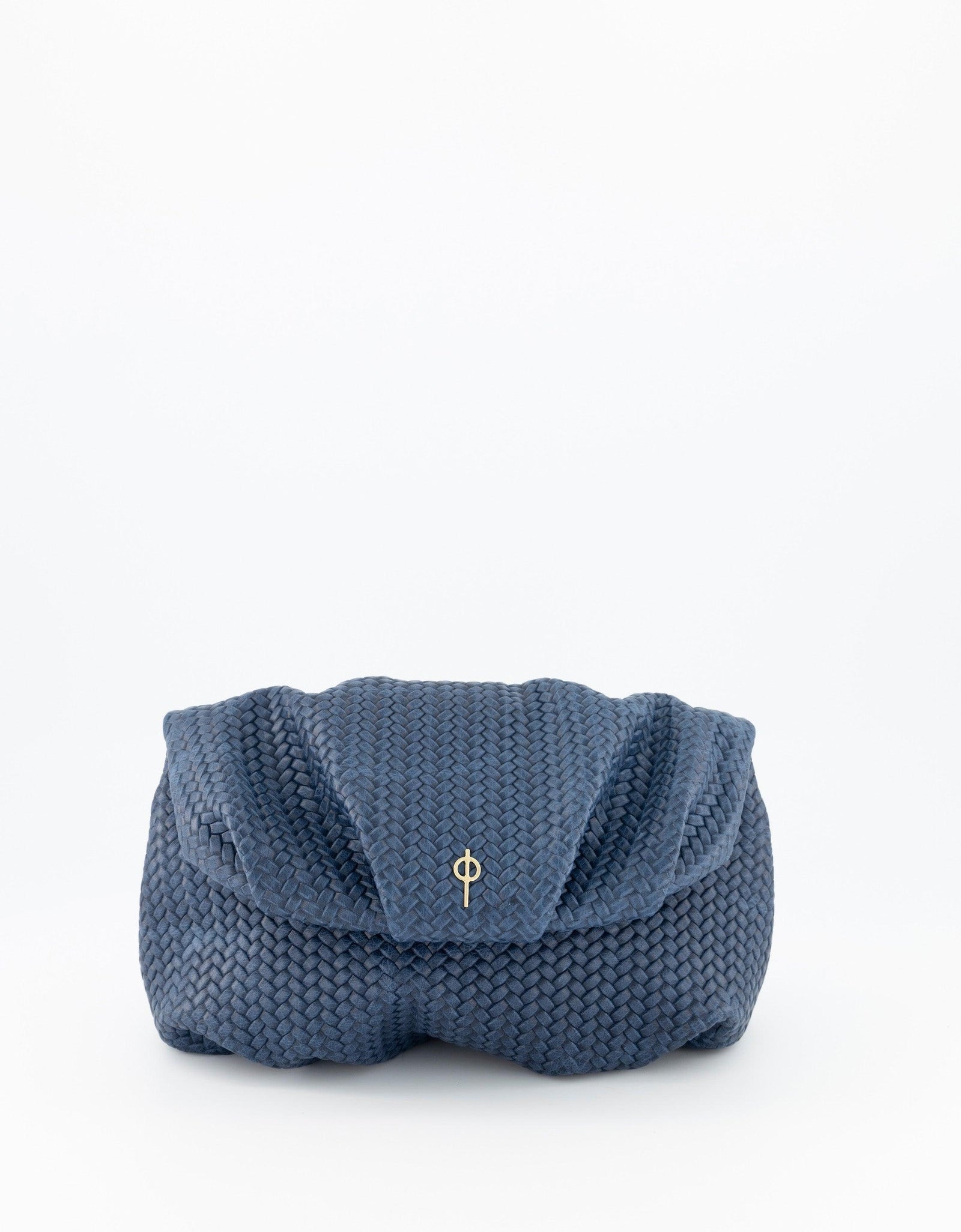 Leda Braid Handbag Navy by Ladiesse