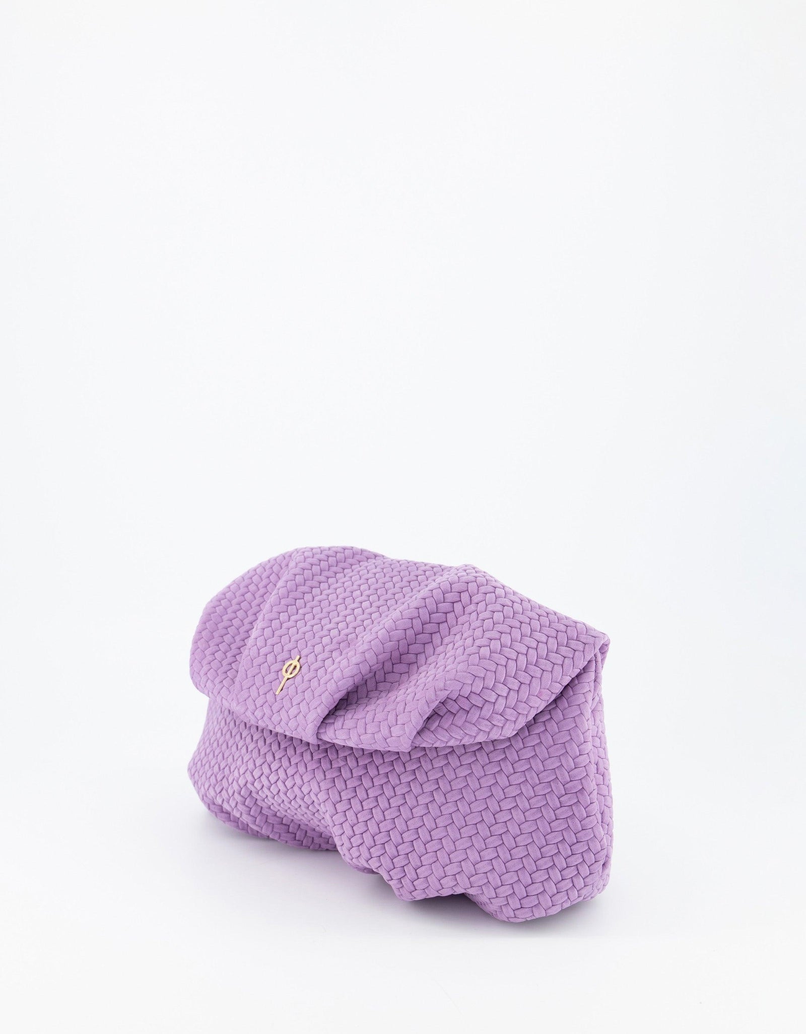 Leda Braid Handbag Purple by Ladiesse