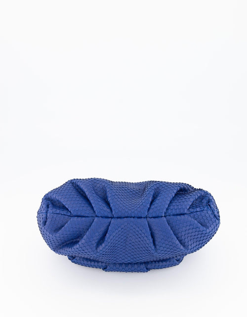Load image into Gallery viewer, Leda Snake Handbag Blue by Ladiesse
