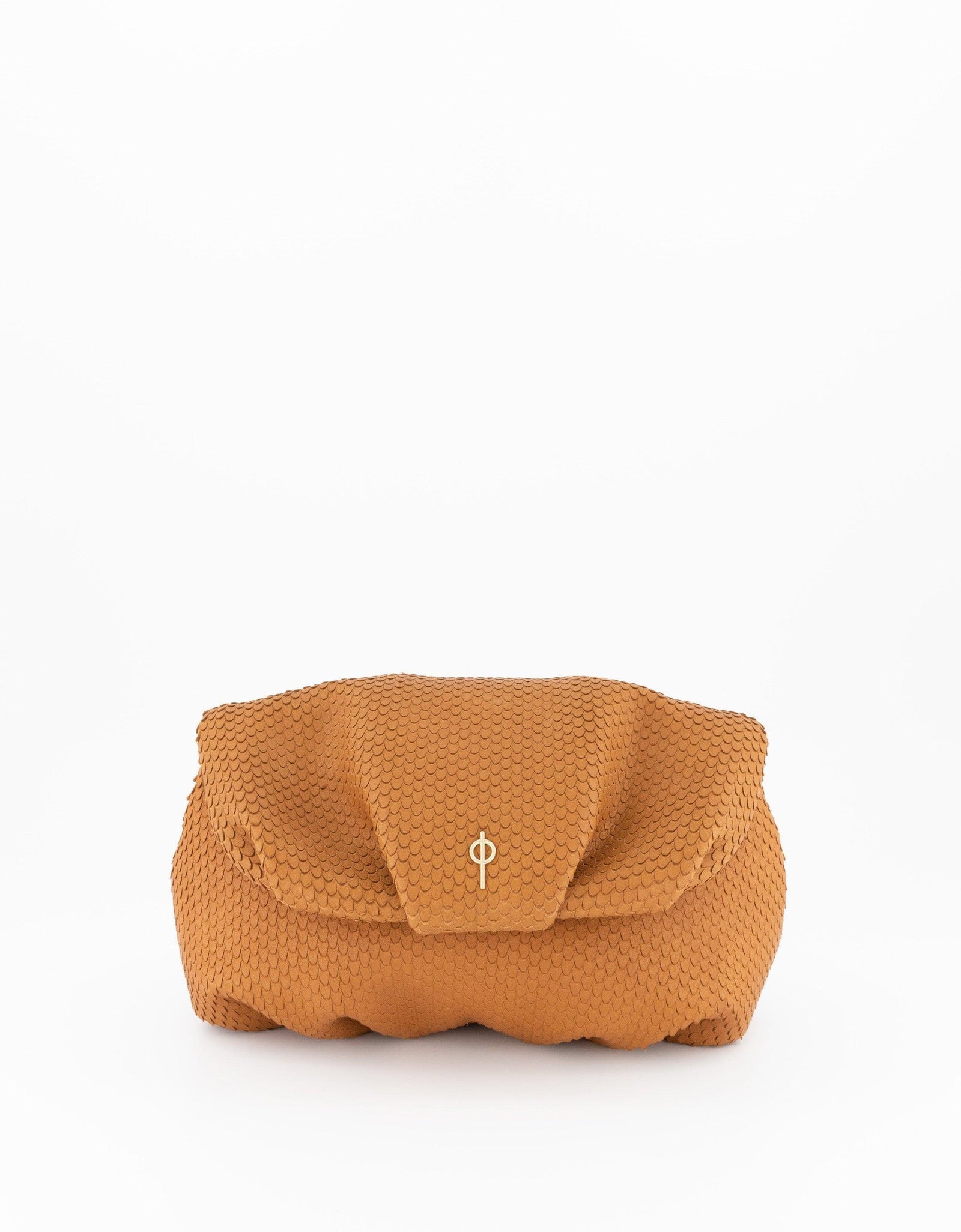 Leda Snake Handbag Brown by Ladiesse