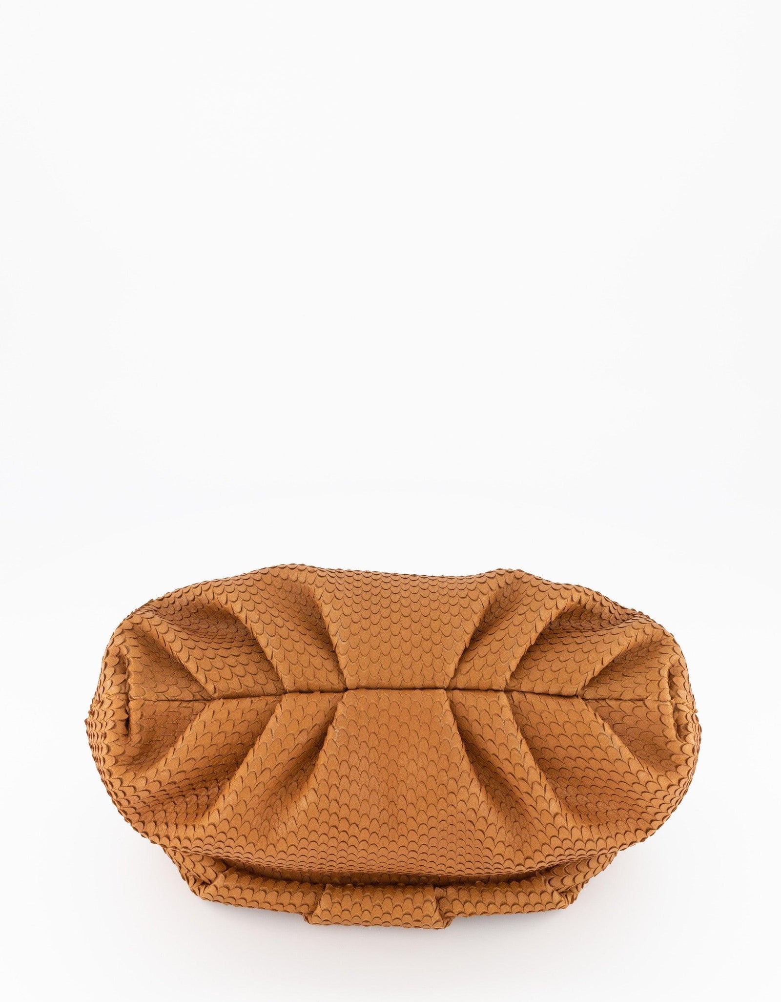 Leda Snake Handbag Brown by Ladiesse
