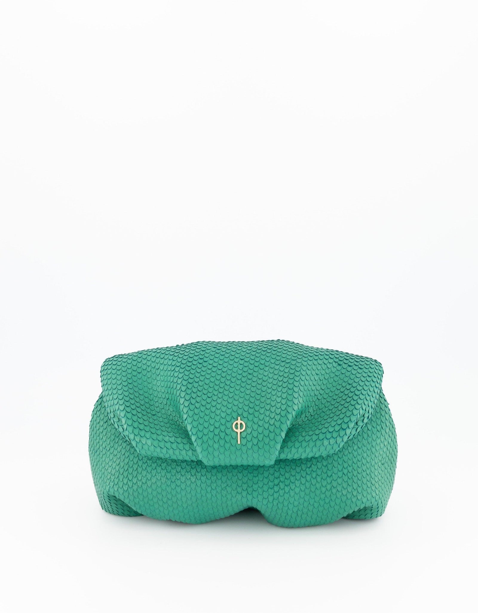 Leda Snake Handbag Green by Ladiesse