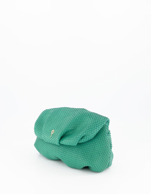 Load image into Gallery viewer, Leda Snake Handbag Green by Ladiesse

