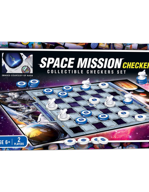 Load image into Gallery viewer, Space Mission Checkers Board Game by MasterPieces Puzzle Company INC
