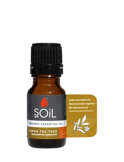 Load image into Gallery viewer, Organic Lemon Tea Tree Essential Oil (Leptospermum Petersonii) 10ml by SOiL Organic Aromatherapy and Skincare

