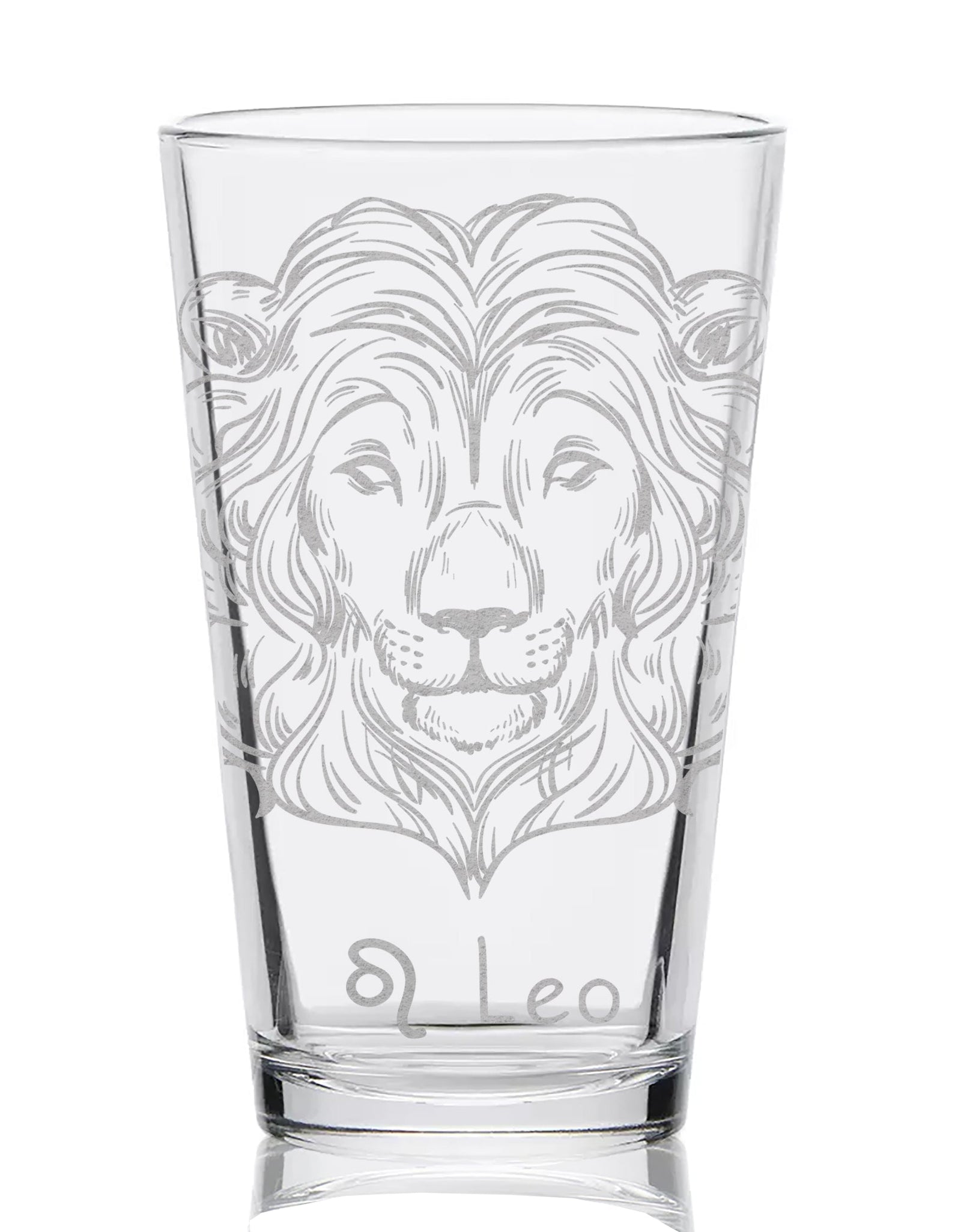 ZODIAC Pint Glasses by LumEngrave