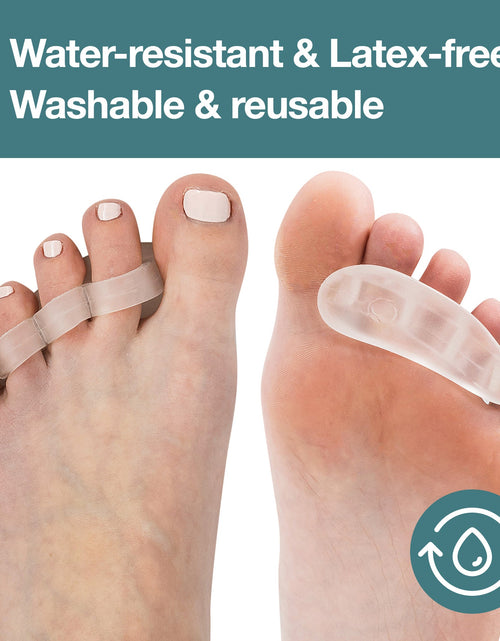 Load image into Gallery viewer, Triple Loop Hammer Toe Straightener Crest - 2 Pairs by ZenToes
