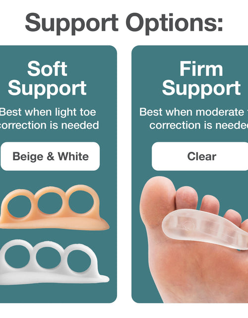 Load image into Gallery viewer, Triple Loop Hammer Toe Straightener Crest - 2 Pairs by ZenToes
