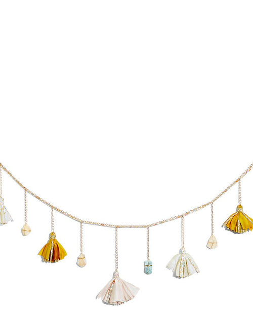 Load image into Gallery viewer, Liberty and Silk Tassel Healing Crystal Garland by Ariana Ost
