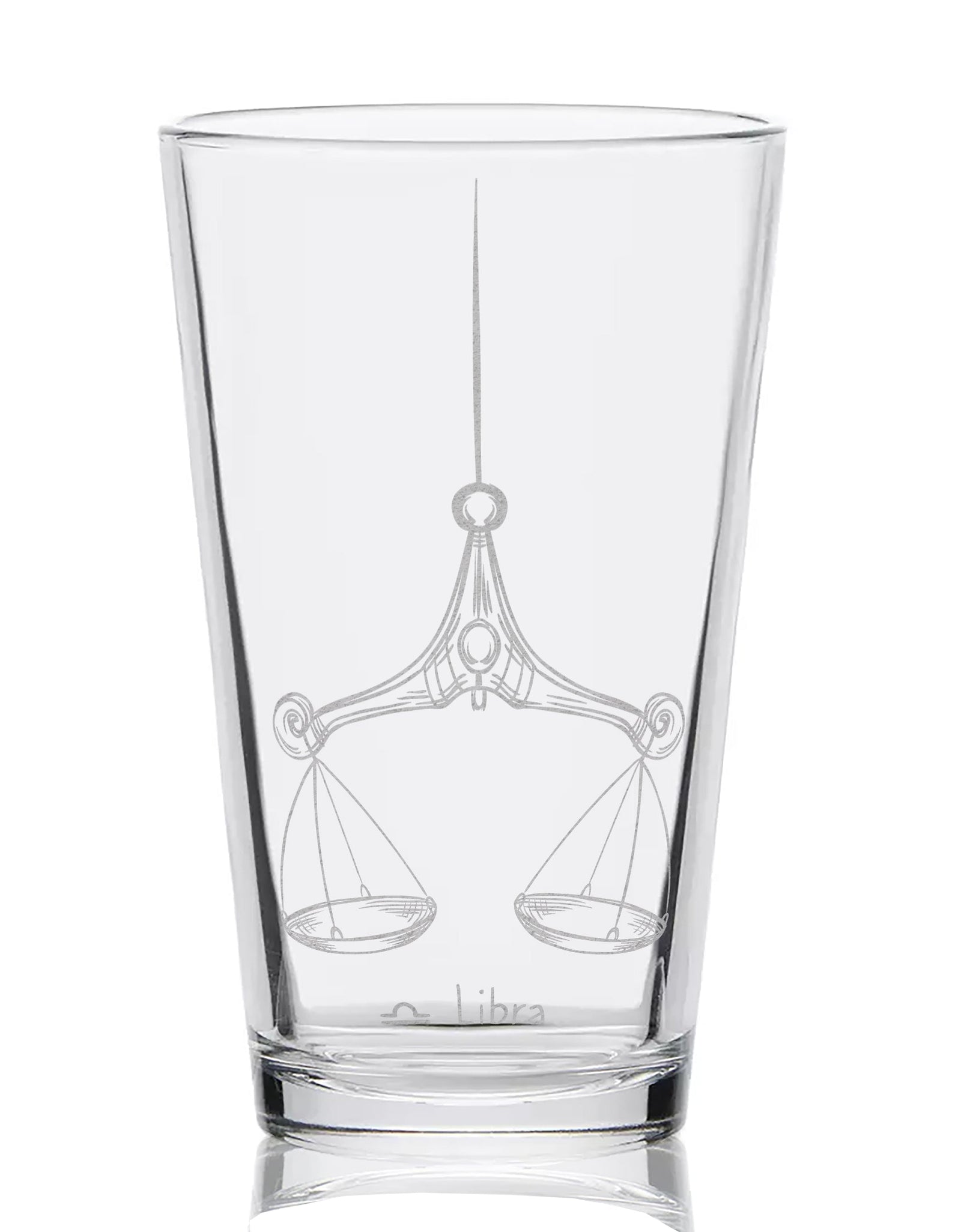 ZODIAC Pint Glasses by LumEngrave