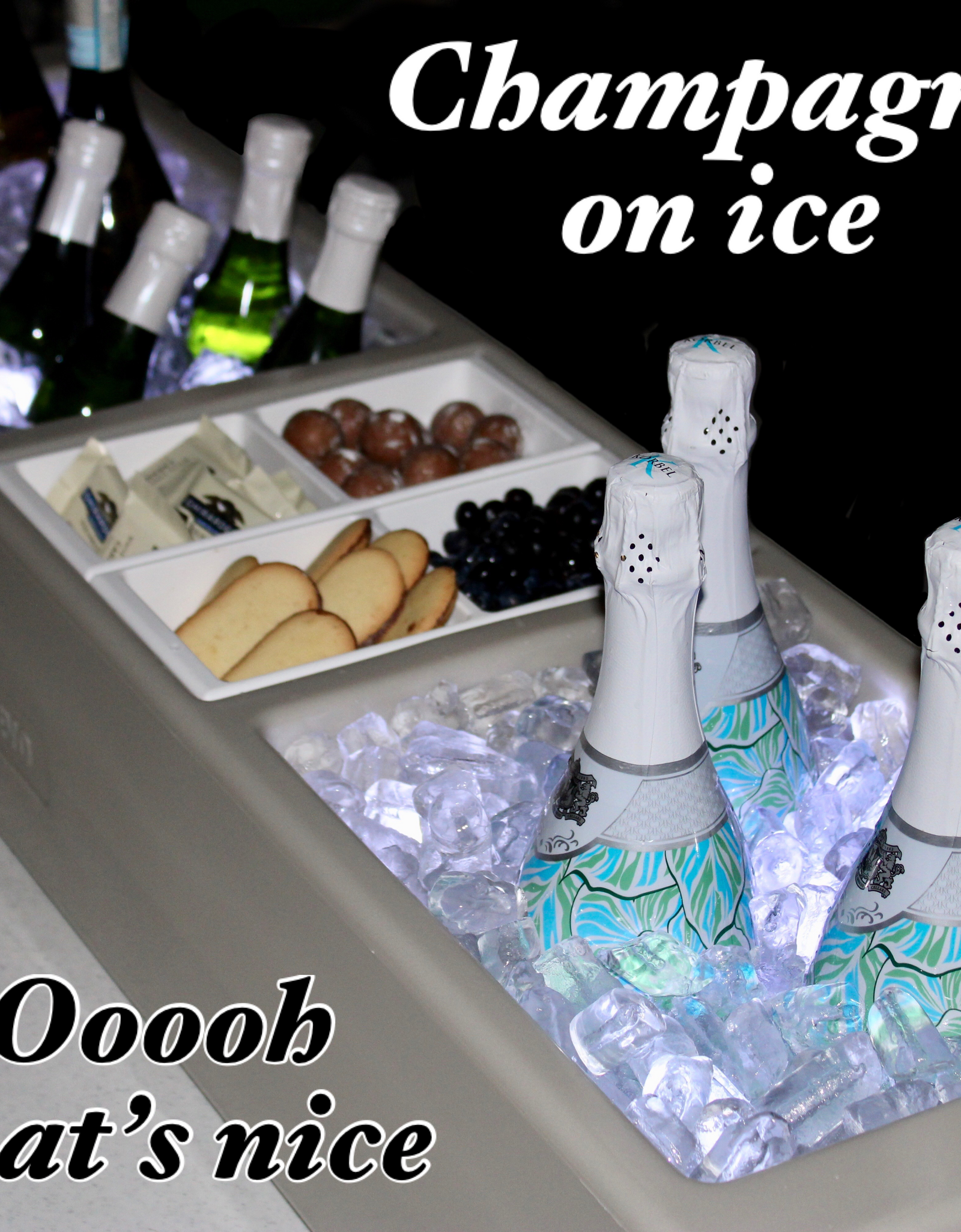 REVO Party Barge Cooler | Greige Mist | Insulated Beverage Tub by REVO COOLERS, LLC