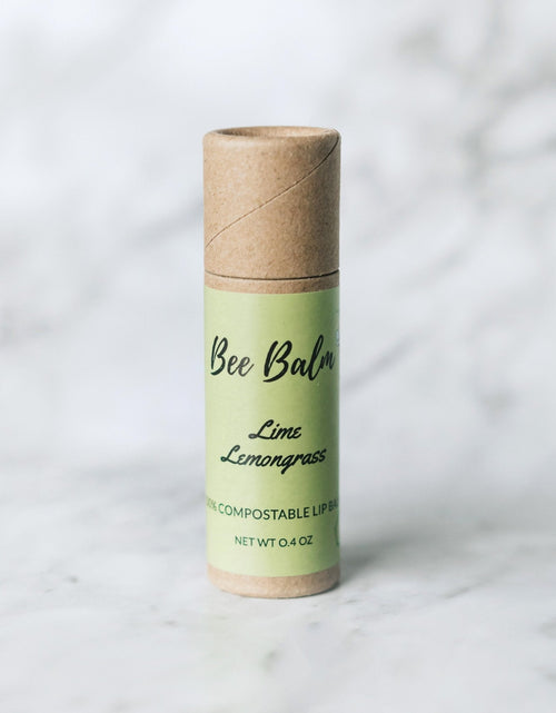 Load image into Gallery viewer, Bee Balm Lime Lemongrass Lip Balm Sticks - 6 Sticks by Farm2Me
