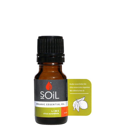 Load image into Gallery viewer, Organic Lime Essential Oil (Citrus Aurantifolia) 10ml by SOiL Organic Aromatherapy and Skincare
