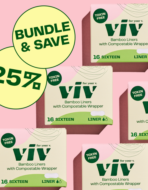 Load image into Gallery viewer, Bamboo Liners Bundle by viv for your v
