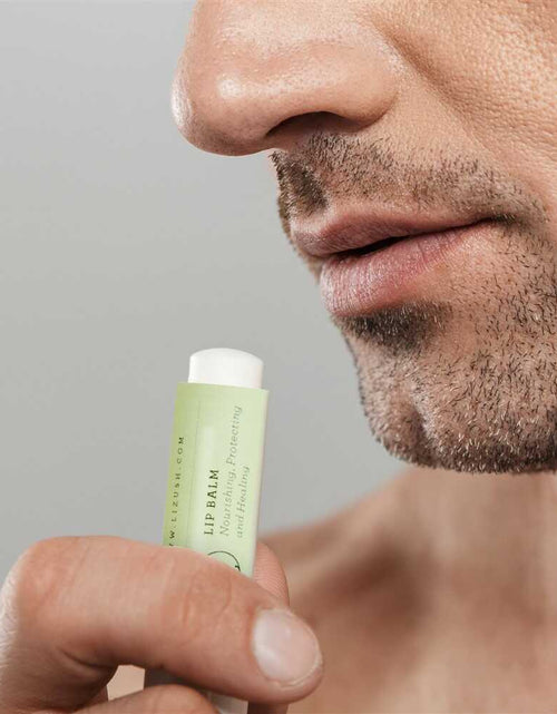 Load image into Gallery viewer, Lip Balm, Set of 3 Natural Unscented Lip Balms by Lizush

