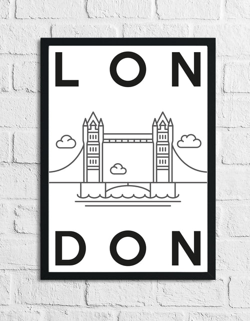 Load image into Gallery viewer, London Landmark Children's Room Wall Decor Print by WinsterCreations™ Official Store
