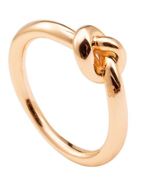 Load image into Gallery viewer, Love Knot Ring Commitment Ring for Women in Gold or Silver by Hollywood Sensation®
