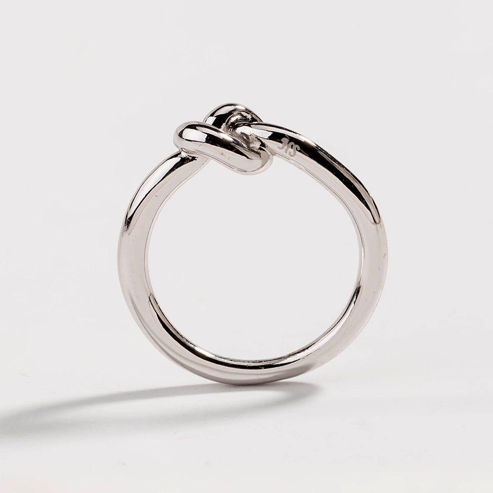Love Knot Ring Commitment Ring for Women in Gold or Silver by Hollywood Sensation®