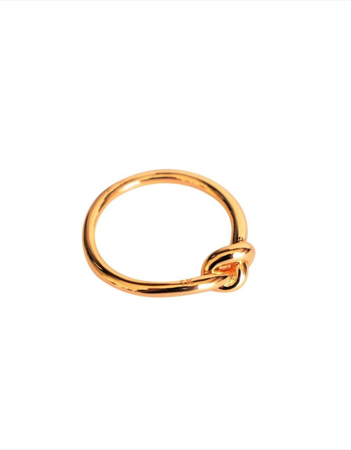 Load image into Gallery viewer, Love Knot Ring Commitment Ring for Women in Gold or Silver by Hollywood Sensation®

