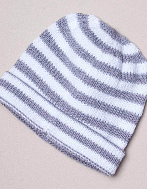 Load image into Gallery viewer, Organic Baby Hats, Handmade in Stripe Colors by Estella
