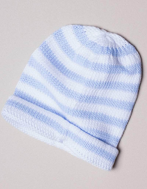 Load image into Gallery viewer, Organic Baby Hats, Handmade in Stripe Colors by Estella
