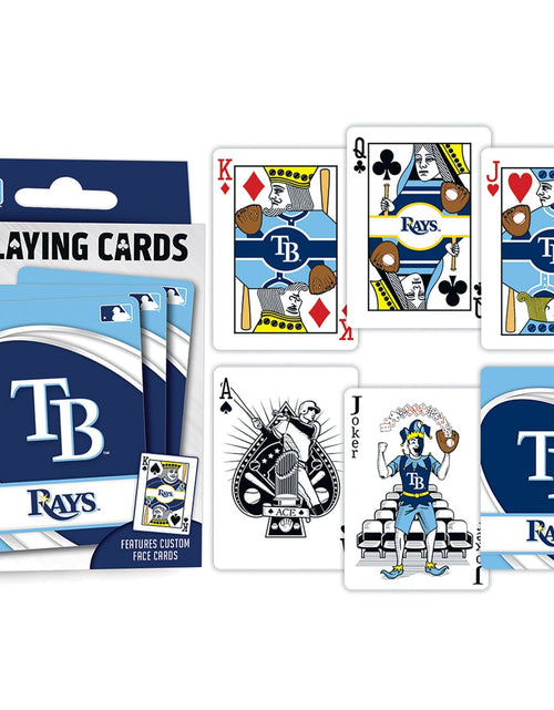 Load image into Gallery viewer, Tampa Bay Rays Playing Cards - 54 Card Deck by MasterPieces Puzzle Company INC
